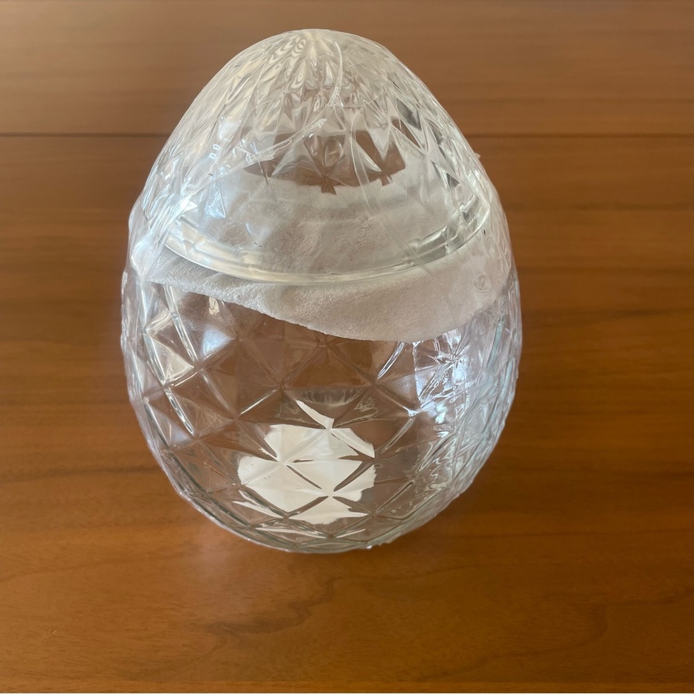 Clear Glass Egg Jar Container Target Bullseye Playground 2024 New